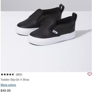 Vans Toddler Slip On V Shoe